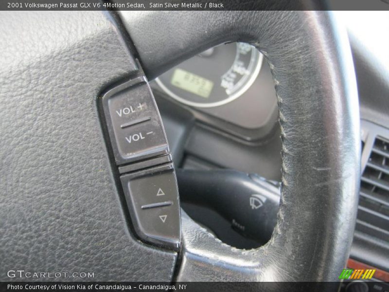 Satin Silver Metallic / Black 2001 Volkswagen Passat GLX V6 4Motion Sedan
