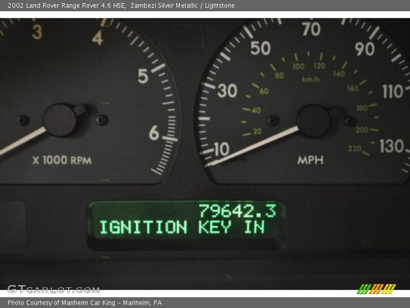 Zambezi Silver Metallic / Lightstone 2002 Land Rover Range Rover 4.6 HSE