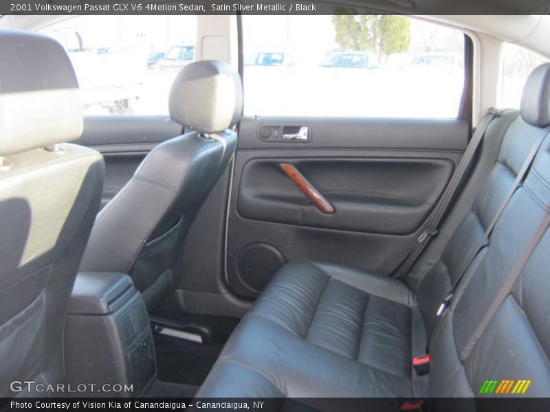 Satin Silver Metallic / Black 2001 Volkswagen Passat GLX V6 4Motion Sedan