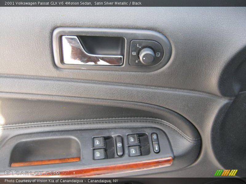 Satin Silver Metallic / Black 2001 Volkswagen Passat GLX V6 4Motion Sedan