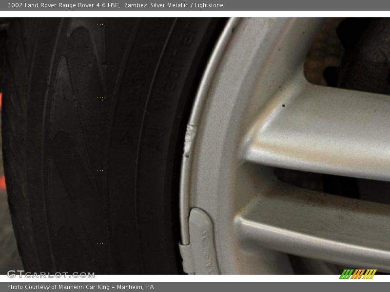 Zambezi Silver Metallic / Lightstone 2002 Land Rover Range Rover 4.6 HSE