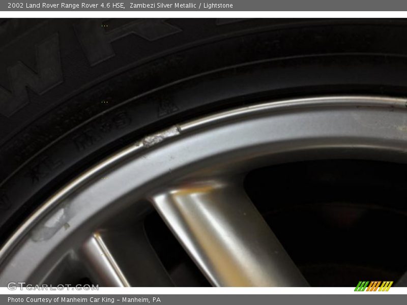 Zambezi Silver Metallic / Lightstone 2002 Land Rover Range Rover 4.6 HSE