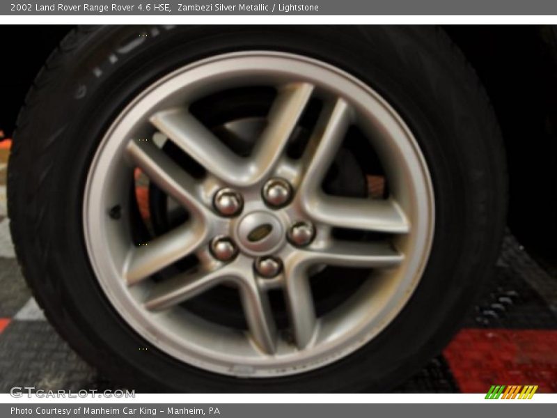 Zambezi Silver Metallic / Lightstone 2002 Land Rover Range Rover 4.6 HSE