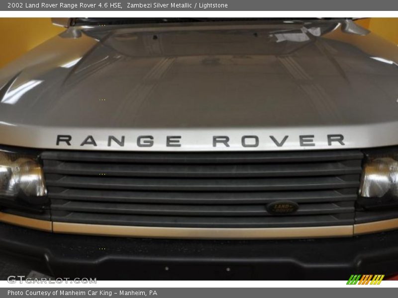 Zambezi Silver Metallic / Lightstone 2002 Land Rover Range Rover 4.6 HSE