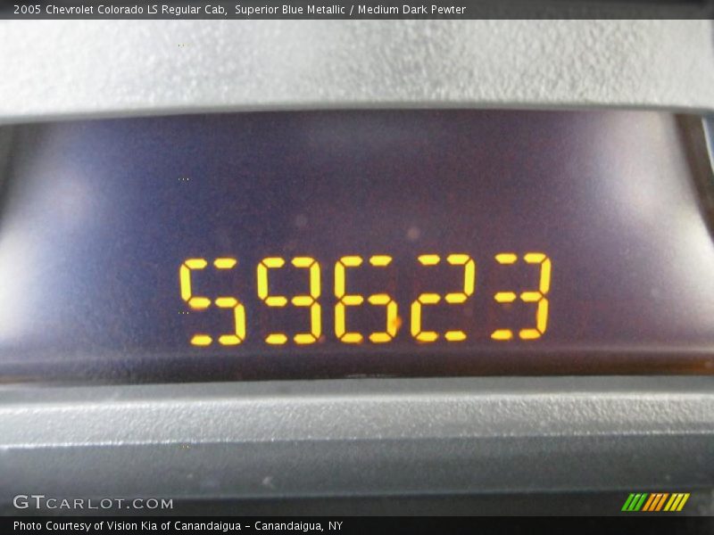 Superior Blue Metallic / Medium Dark Pewter 2005 Chevrolet Colorado LS Regular Cab
