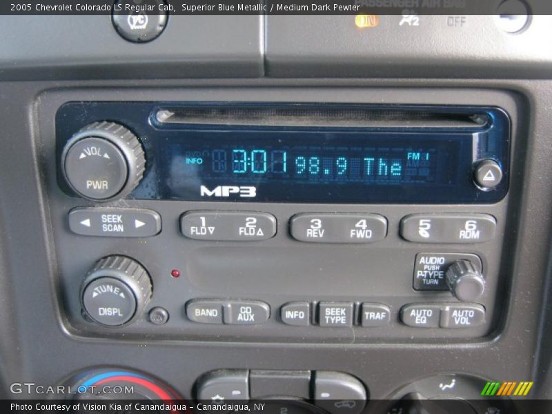 Superior Blue Metallic / Medium Dark Pewter 2005 Chevrolet Colorado LS Regular Cab