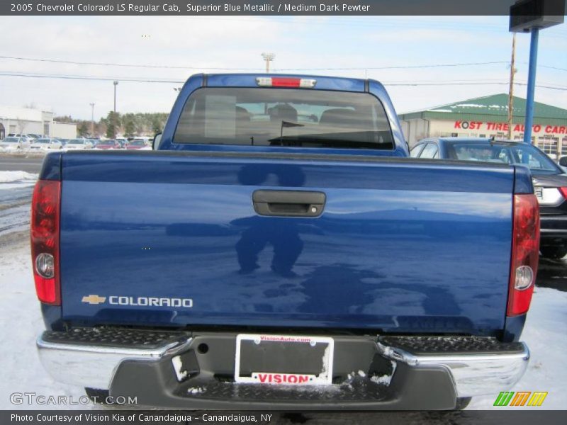 Superior Blue Metallic / Medium Dark Pewter 2005 Chevrolet Colorado LS Regular Cab