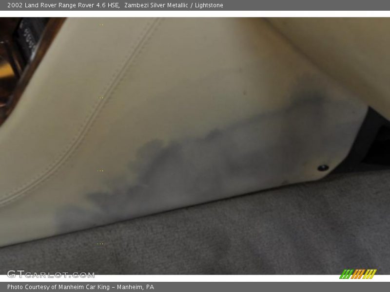 Zambezi Silver Metallic / Lightstone 2002 Land Rover Range Rover 4.6 HSE