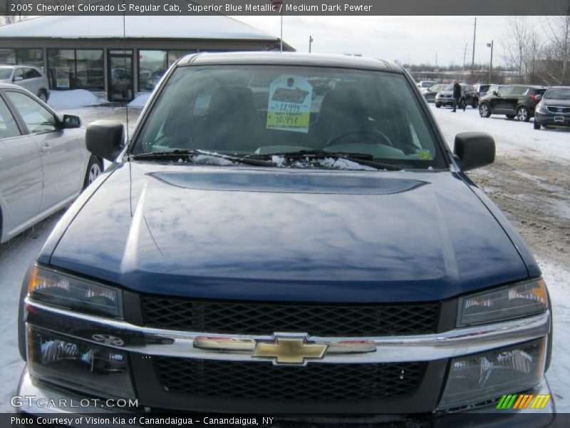 Superior Blue Metallic / Medium Dark Pewter 2005 Chevrolet Colorado LS Regular Cab
