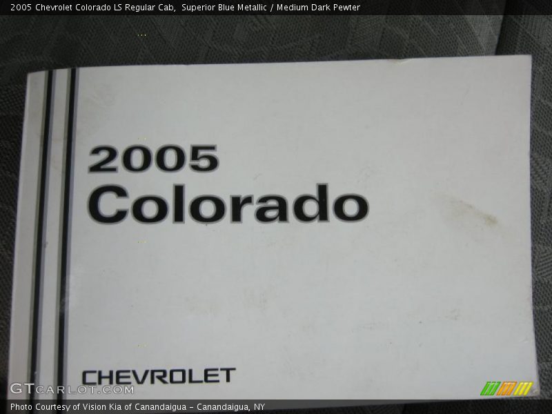 Superior Blue Metallic / Medium Dark Pewter 2005 Chevrolet Colorado LS Regular Cab
