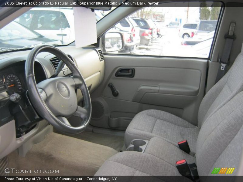  2005 Colorado LS Regular Cab Medium Dark Pewter Interior