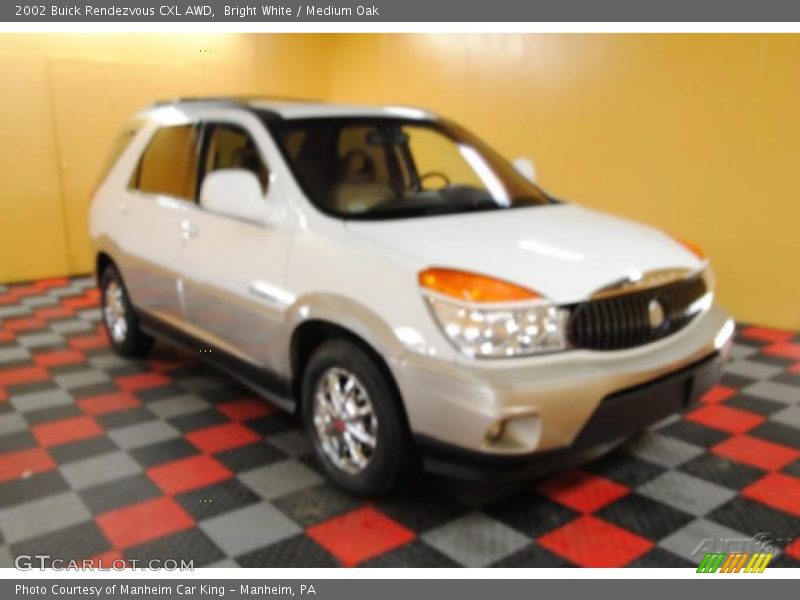 Bright White / Medium Oak 2002 Buick Rendezvous CXL AWD