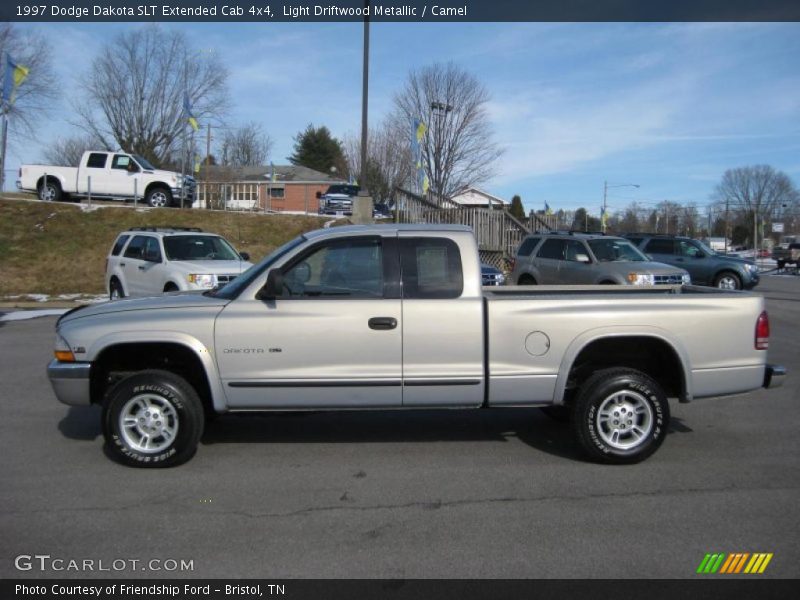 Light Driftwood Metallic / Camel 1997 Dodge Dakota SLT Extended Cab 4x4