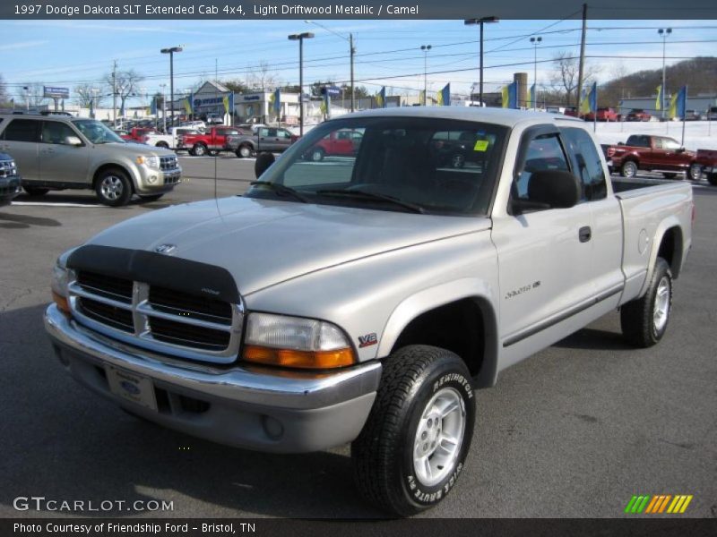 Light Driftwood Metallic / Camel 1997 Dodge Dakota SLT Extended Cab 4x4