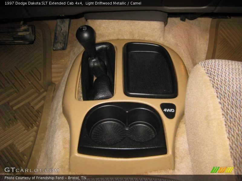 Light Driftwood Metallic / Camel 1997 Dodge Dakota SLT Extended Cab 4x4