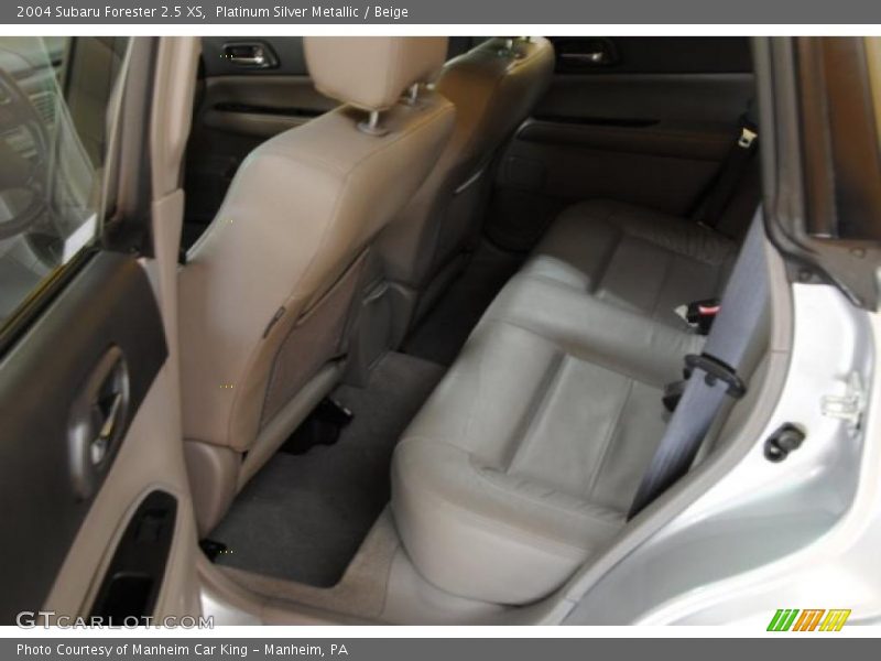 Platinum Silver Metallic / Beige 2004 Subaru Forester 2.5 XS