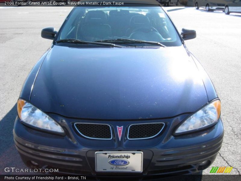 Navy Blue Metallic / Dark Taupe 2000 Pontiac Grand Am SE Coupe