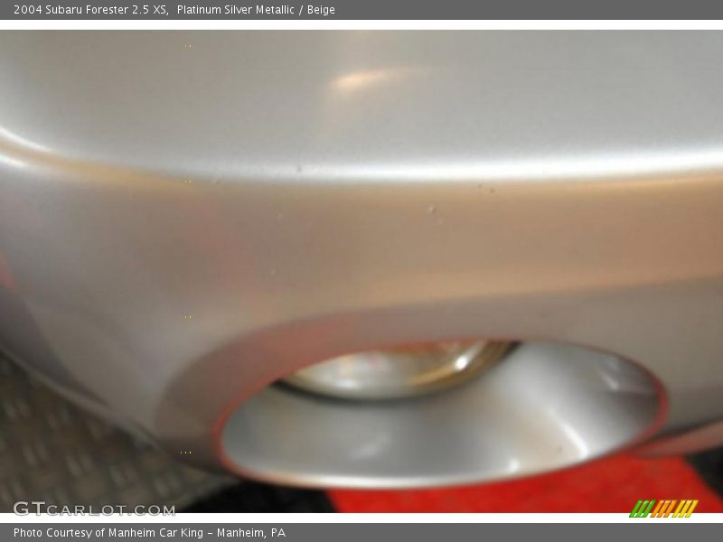 Platinum Silver Metallic / Beige 2004 Subaru Forester 2.5 XS