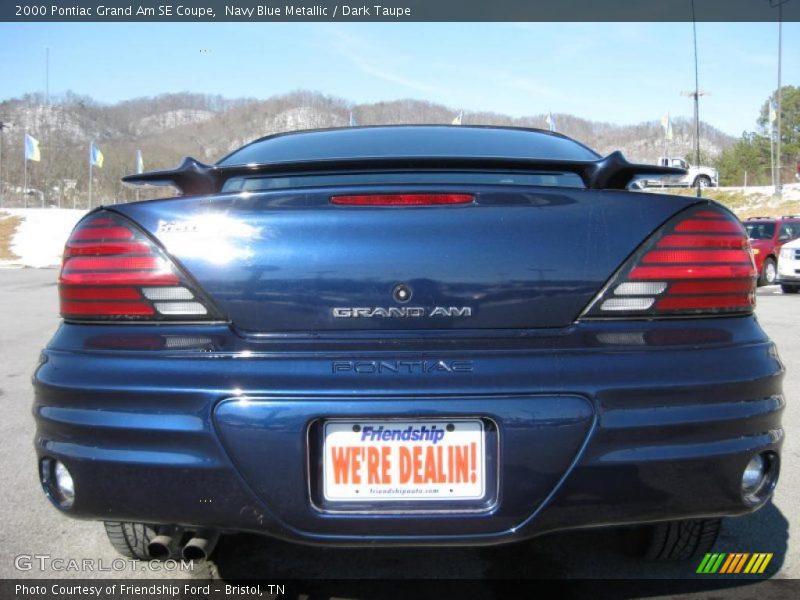 Navy Blue Metallic / Dark Taupe 2000 Pontiac Grand Am SE Coupe