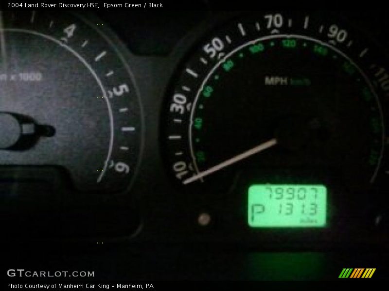 Epsom Green / Black 2004 Land Rover Discovery HSE