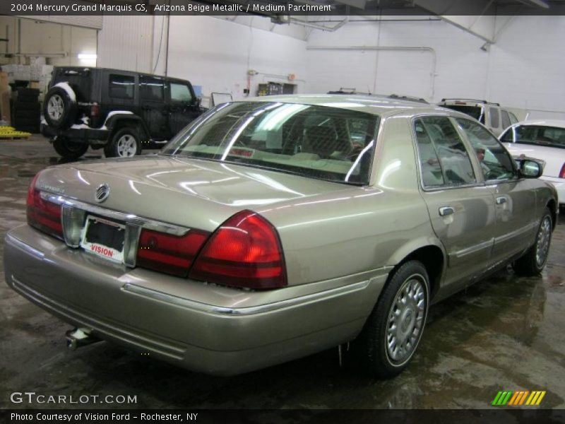 Arizona Beige Metallic / Medium Parchment 2004 Mercury Grand Marquis GS