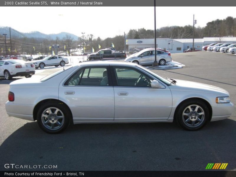 White Diamond / Neutral Shale 2003 Cadillac Seville STS