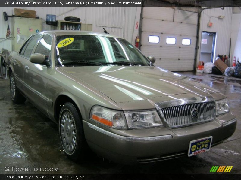 Arizona Beige Metallic / Medium Parchment 2004 Mercury Grand Marquis GS