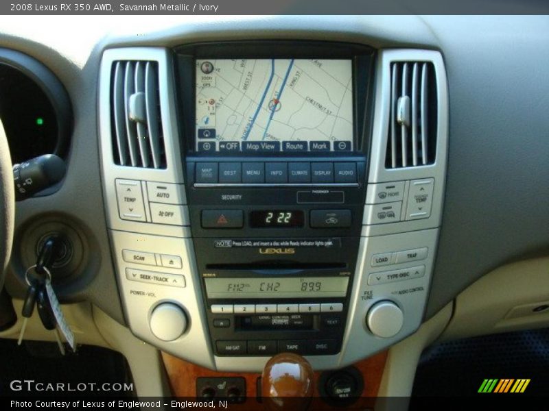 Savannah Metallic / Ivory 2008 Lexus RX 350 AWD