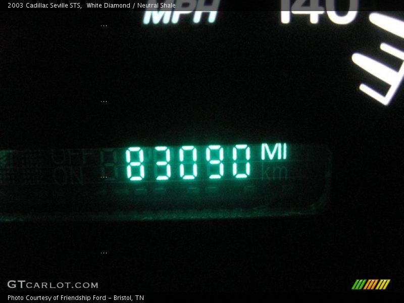 White Diamond / Neutral Shale 2003 Cadillac Seville STS