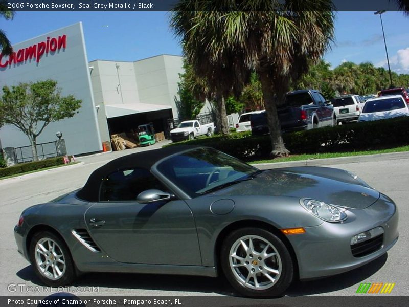 Seal Grey Metallic / Black 2006 Porsche Boxster