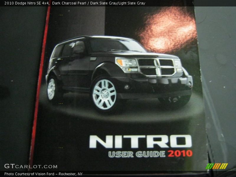 Dark Charcoal Pearl / Dark Slate Gray/Light Slate Gray 2010 Dodge Nitro SE 4x4