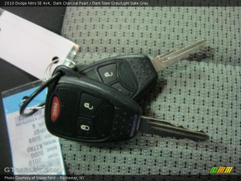 Dark Charcoal Pearl / Dark Slate Gray/Light Slate Gray 2010 Dodge Nitro SE 4x4