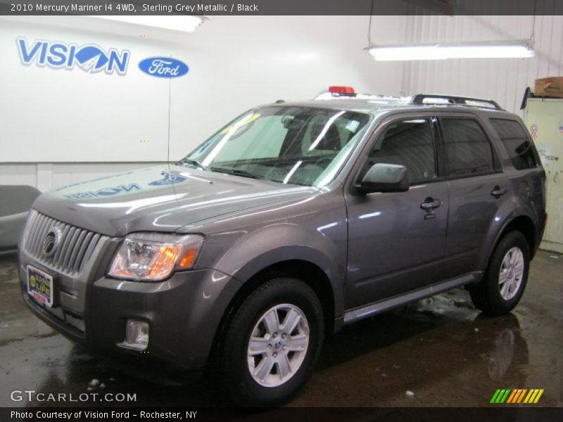 Sterling Grey Metallic / Black 2010 Mercury Mariner I4 4WD