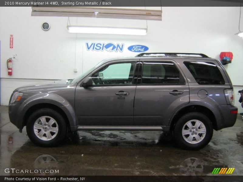 Sterling Grey Metallic / Black 2010 Mercury Mariner I4 4WD