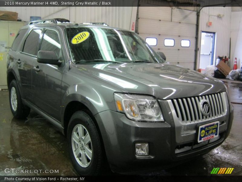Sterling Grey Metallic / Black 2010 Mercury Mariner I4 4WD
