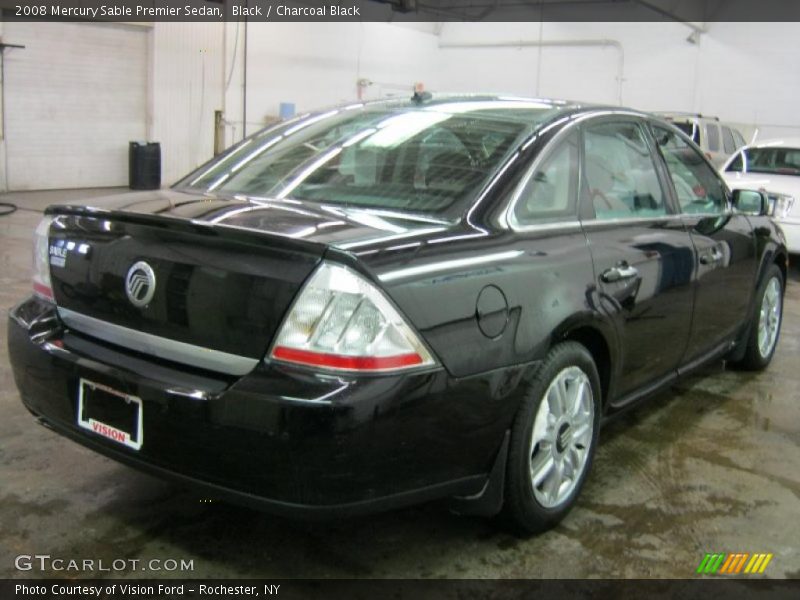 Black / Charcoal Black 2008 Mercury Sable Premier Sedan
