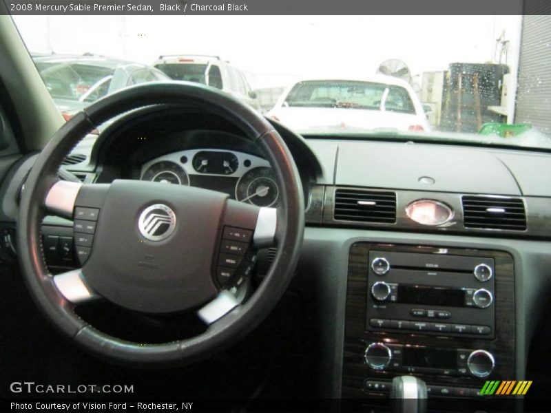 Black / Charcoal Black 2008 Mercury Sable Premier Sedan