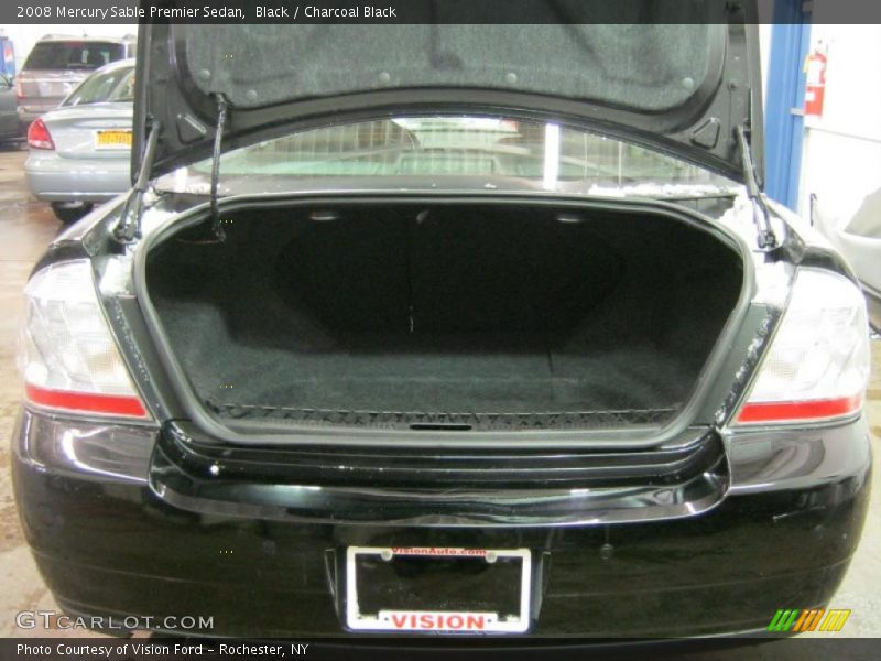 Black / Charcoal Black 2008 Mercury Sable Premier Sedan