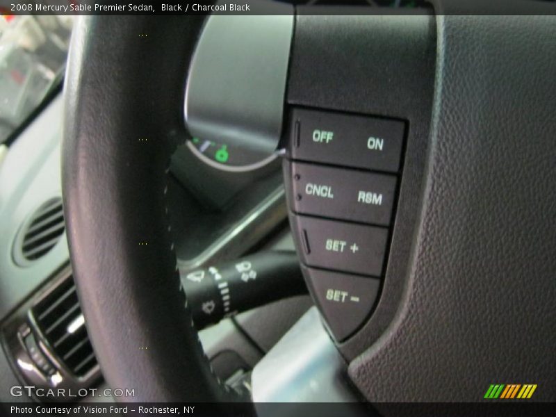 Black / Charcoal Black 2008 Mercury Sable Premier Sedan