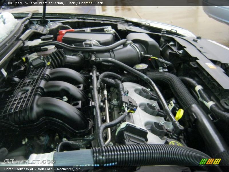 Black / Charcoal Black 2008 Mercury Sable Premier Sedan