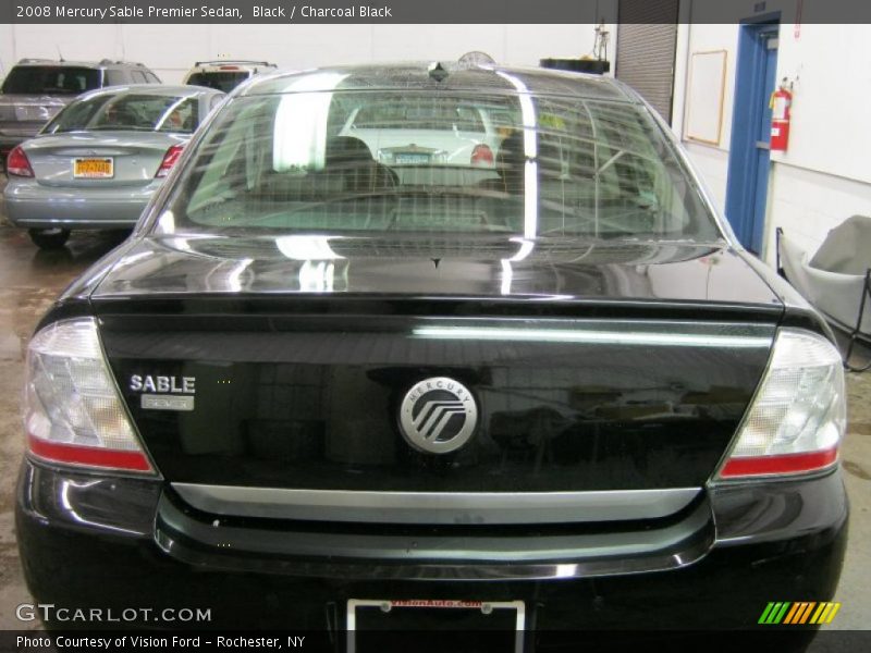 Black / Charcoal Black 2008 Mercury Sable Premier Sedan