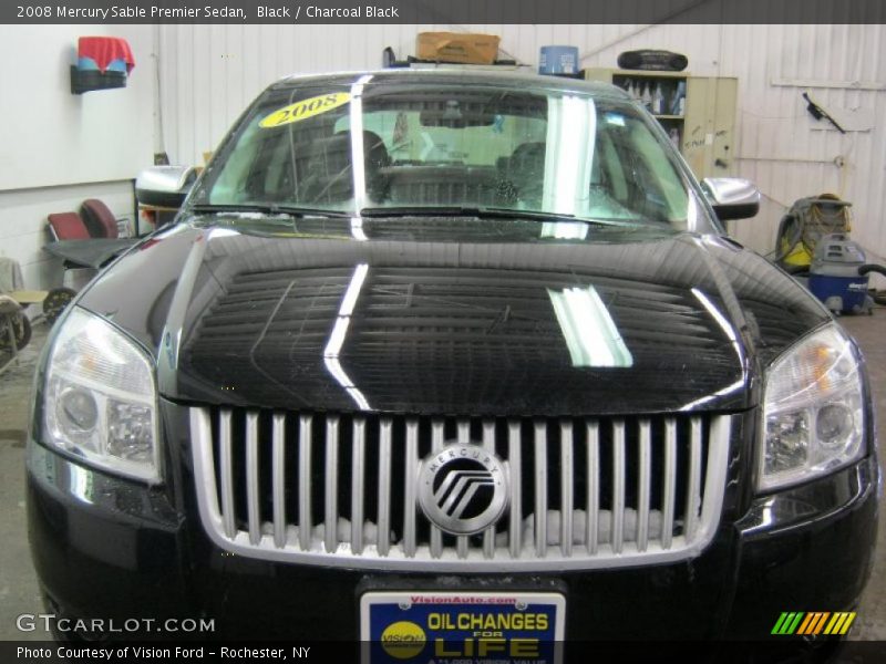 Black / Charcoal Black 2008 Mercury Sable Premier Sedan