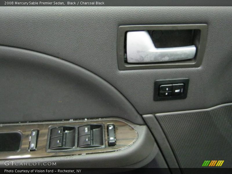 Black / Charcoal Black 2008 Mercury Sable Premier Sedan