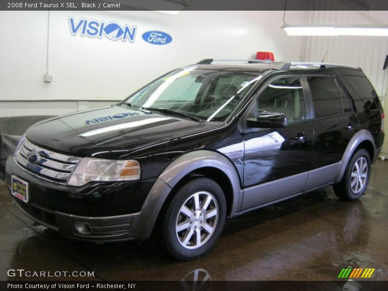 Black / Camel 2008 Ford Taurus X SEL