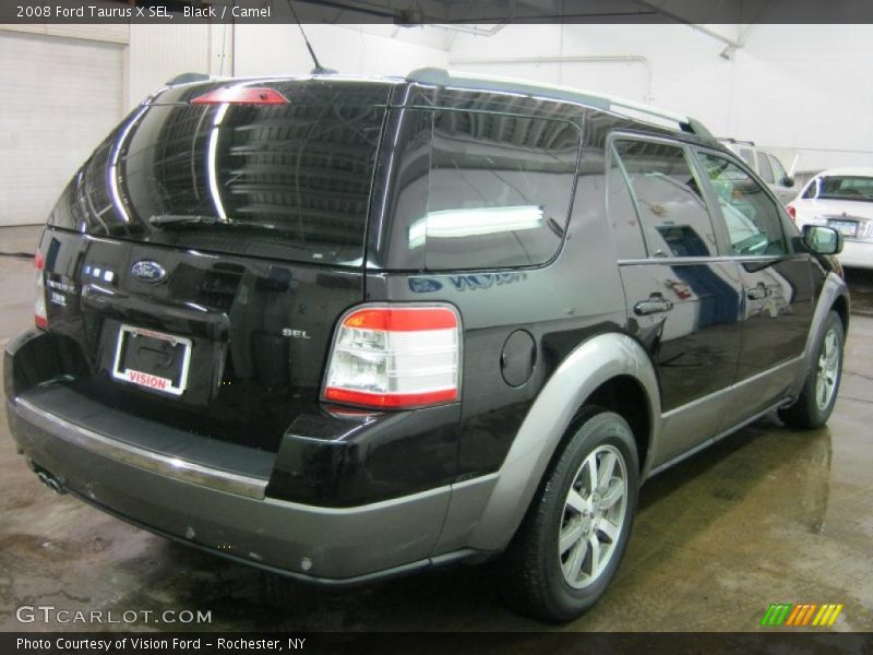 Black / Camel 2008 Ford Taurus X SEL
