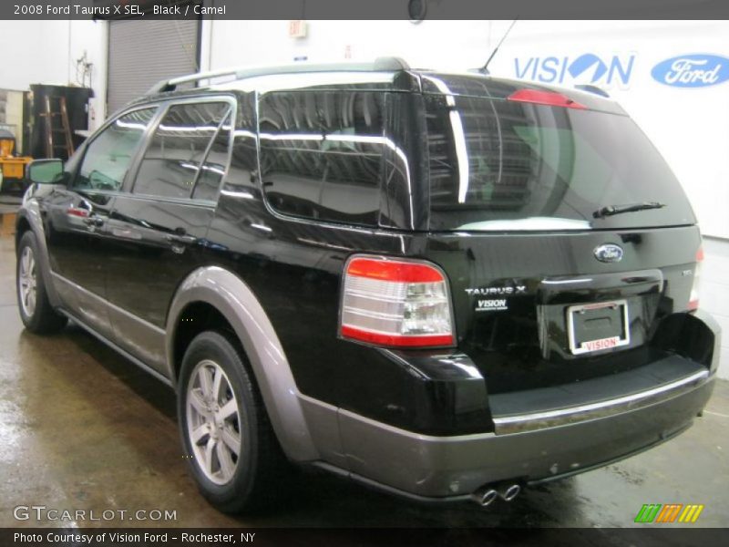 Black / Camel 2008 Ford Taurus X SEL