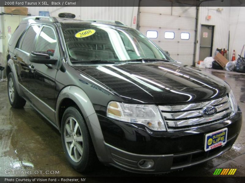 Black / Camel 2008 Ford Taurus X SEL