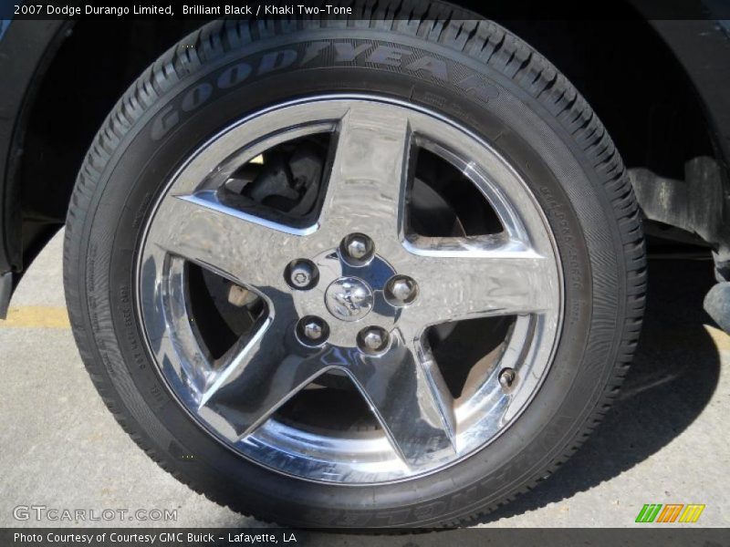 Brilliant Black / Khaki Two-Tone 2007 Dodge Durango Limited
