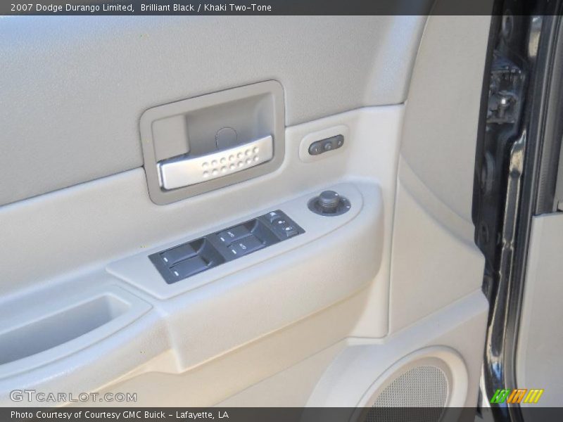 Brilliant Black / Khaki Two-Tone 2007 Dodge Durango Limited