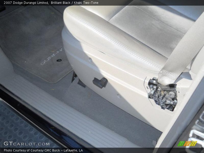 Brilliant Black / Khaki Two-Tone 2007 Dodge Durango Limited